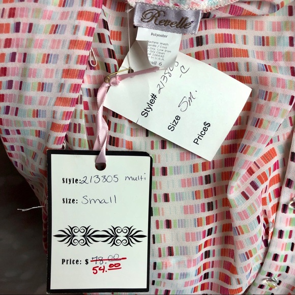 NWT Revelle Sheer Blouse - Picture 5 of 5